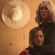 Laurie Strode (Jamie Lee Curtis) and her daughter, Karen (Judy Greer), in Halloween.